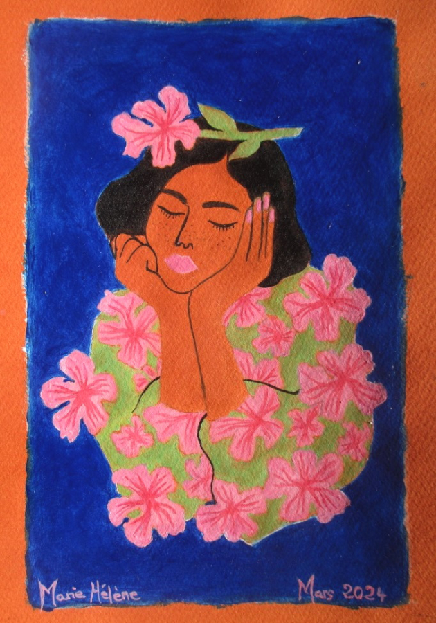 Jeune fille aux fleurs